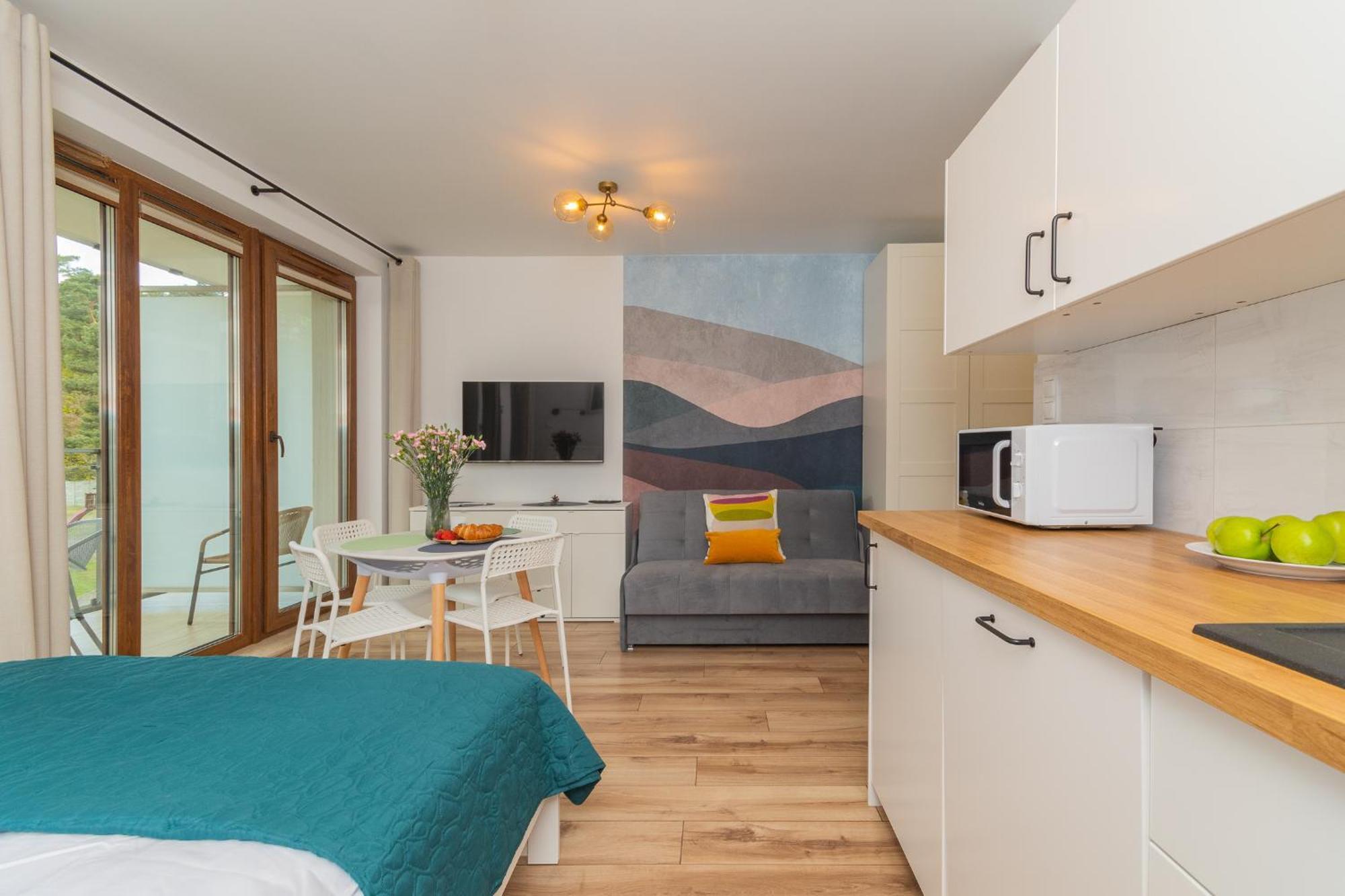 Apartamenty Mierzeja - Stegna Park Studio, 500 M Od Plazy Kültér fotó